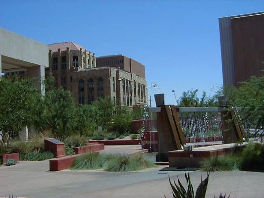 exterior city hall plaza