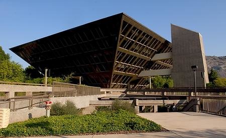 6094VEN - #116608 - Nov. 24, 2004: Tempe City Hall sits just East of Mill Avenue betwen 5th & 6th Streets in downtown Tempe. Photo by Tim Koors
