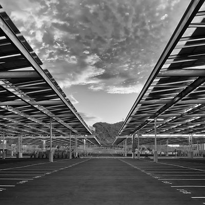 Lot59sunset btwn structures bw sq x